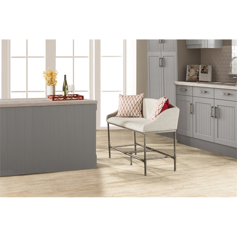 hillsdale furniture emerson grey sheesham rectangular dining table