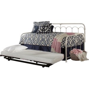 hillsdale jocelyn daybed - metal suspension deck and trundle included