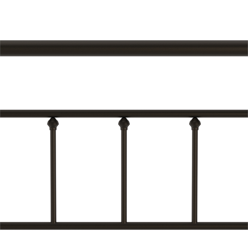 Hillsdale Furniture Kirkland Metal Twin Daybed with Roll Out Trundle Dark Bronze