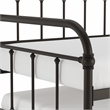 Hillsdale Furniture Kirkland Metal Twin Daybed with Roll Out Trundle Dark Bronze
