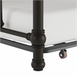 Hillsdale Furniture Kirkland Metal Twin Daybed with Roll Out Trundle Dark Bronze