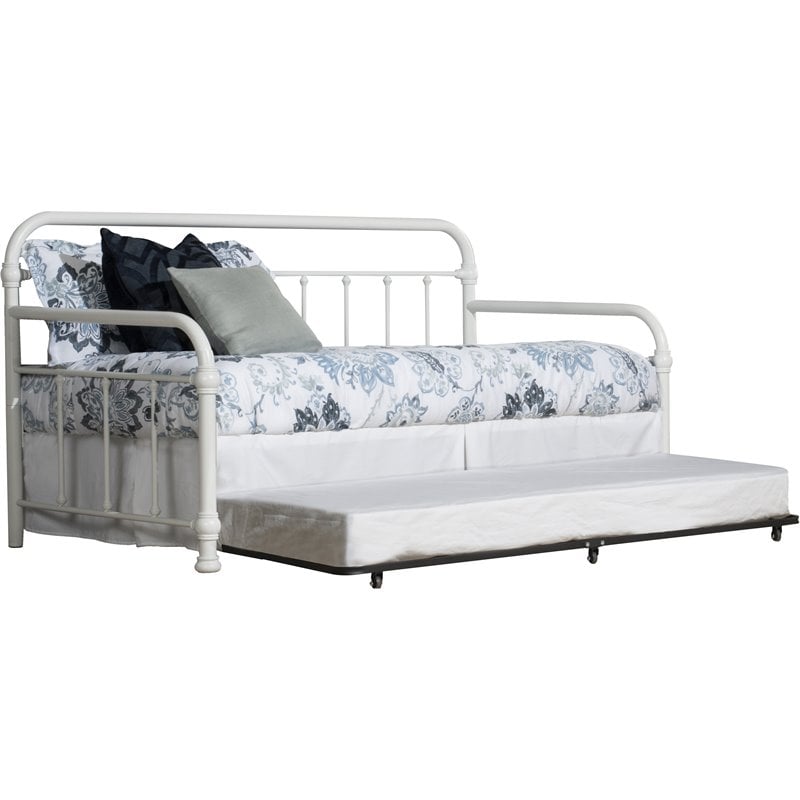 Kirkland Twin Daybed with Trundle in Soft White
