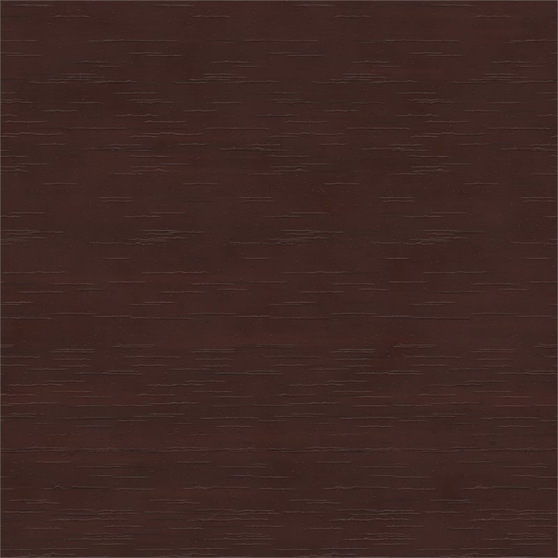 Hillsdale Lena Wood and Upholstered Vanity Stool in Dark Espresso