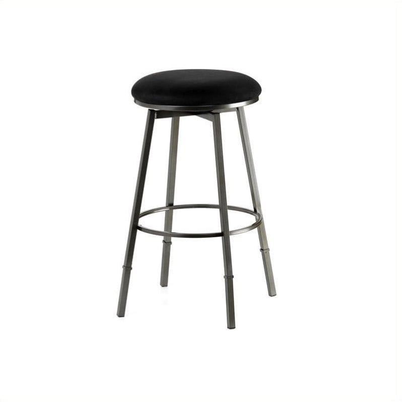 Hillsdale Sanders Pewter Adjustable Backless Bar Stool   4150 831