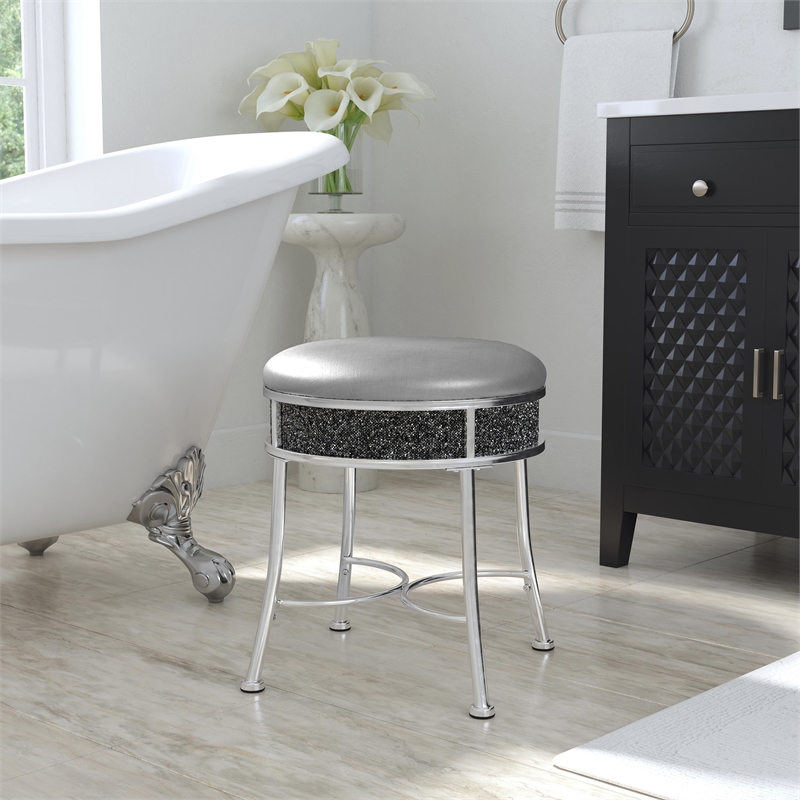 Glam vanity stool discount