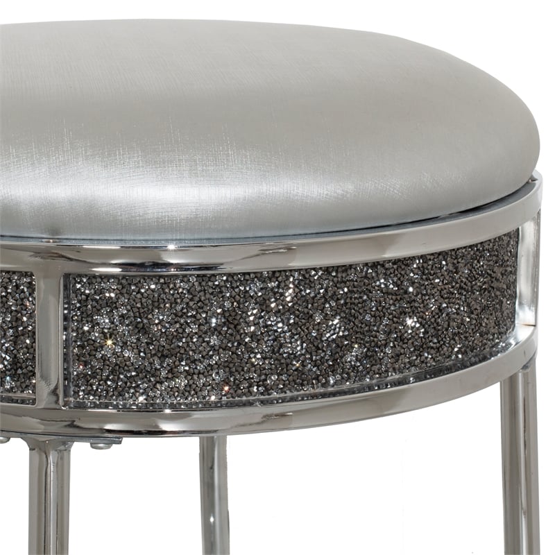 glam vanity stool