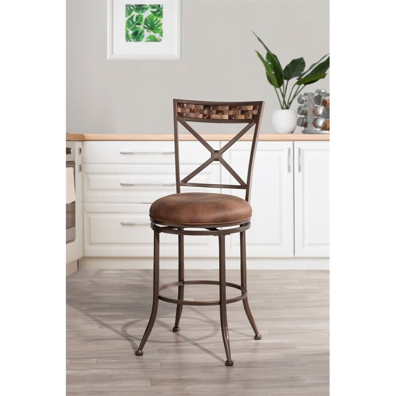 hillsdale makala swivel counter stool