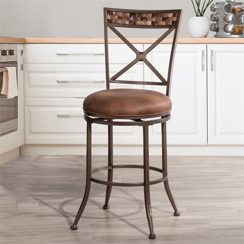 hillsdale makala swivel counter stool