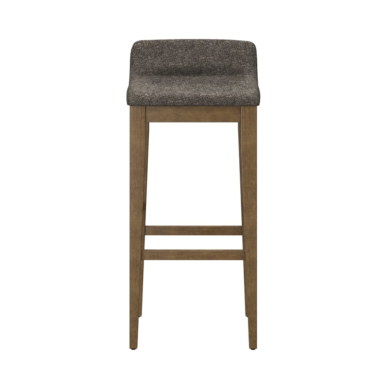 Hillsdale Renmark 26.25 Wood Contemporary Counter Stool in Brushed Gray