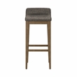 Hillsdale Renmark 26.25 Wood Contemporary Counter Stool in Brushed Gray