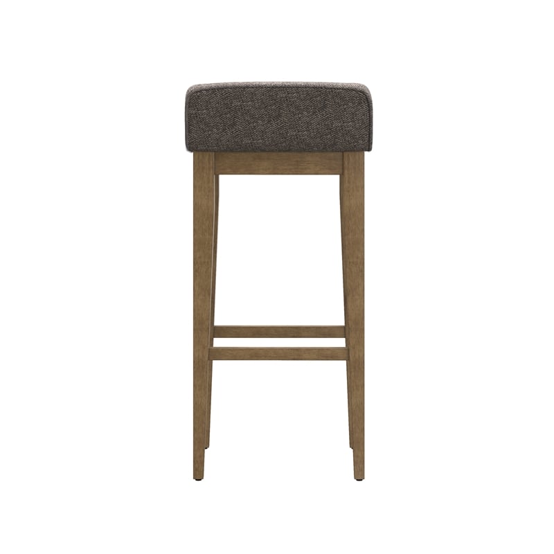 Hillsdale Renmark 26.25 Wood Contemporary Counter Stool in Brushed Gray