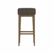 Hillsdale Renmark 26.25 Wood Contemporary Counter Stool in Brushed Gray