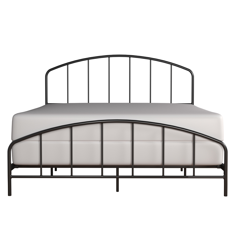 Hillsdale Furniture Tolland Metal Queen Bed with Arched Spindle Design