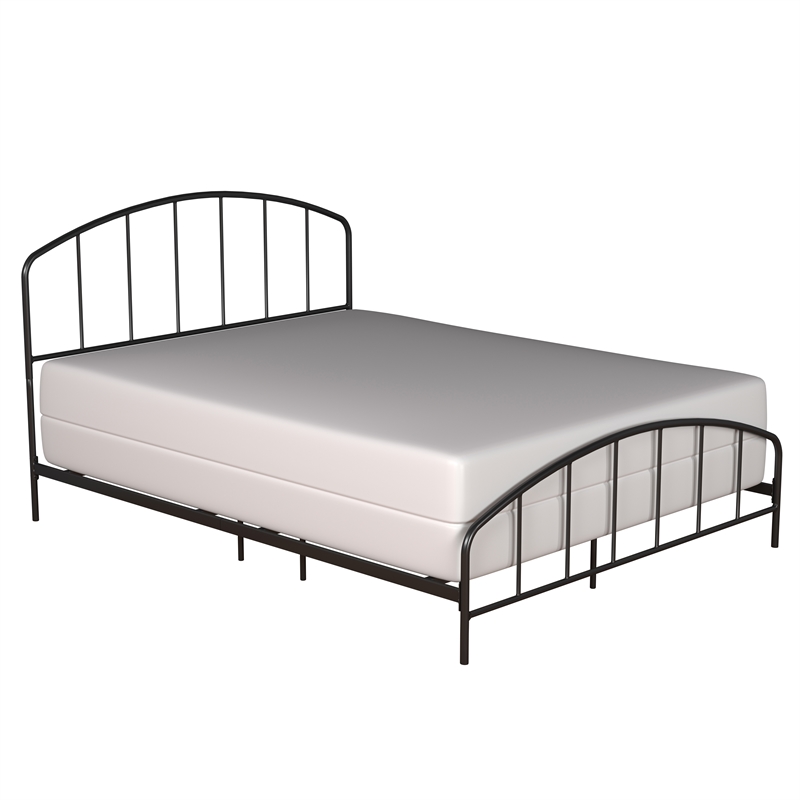 Hillsdale Furniture Tolland Metal Queen Bed with Arched Spindle Design