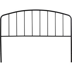 hillsdale furniture tolland metal full queen headboard with arched spindle black