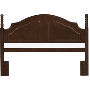 hillsdale furniture cheryl full queen wood headboard in walnut