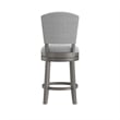 Hillsdale Santa Clara II 26 Wood Contemporary Counter Stool in Gray