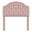Hillsdale Furniture Karley Pink Faux Leather Twin Headboard