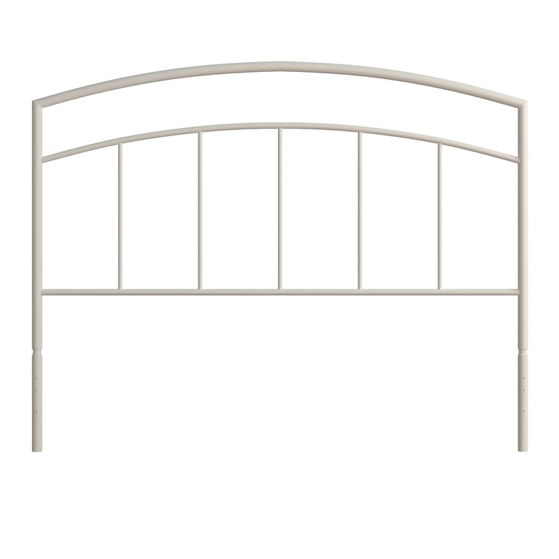 Hillsdale Furniture Julien Full Metal Headboard Textured White