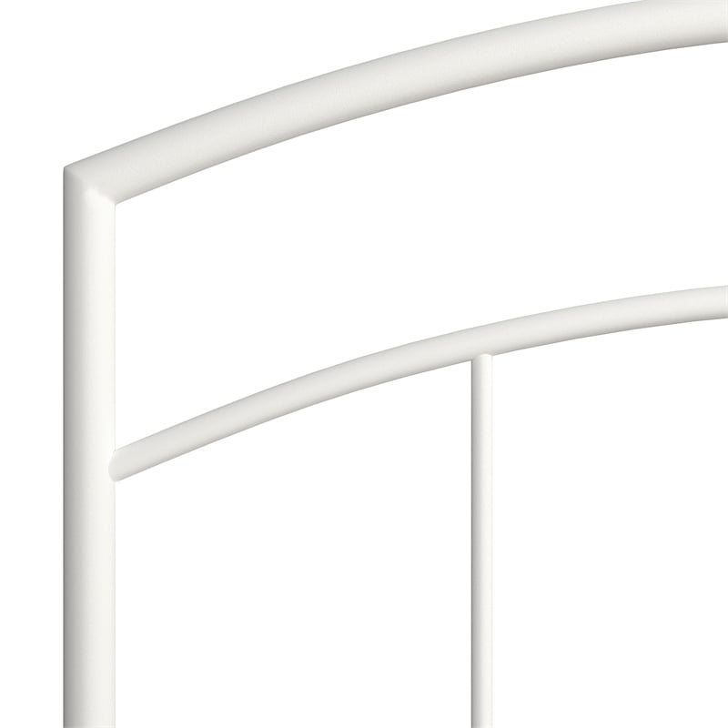 Hillsdale Furniture Julien Full Metal Headboard Textured White