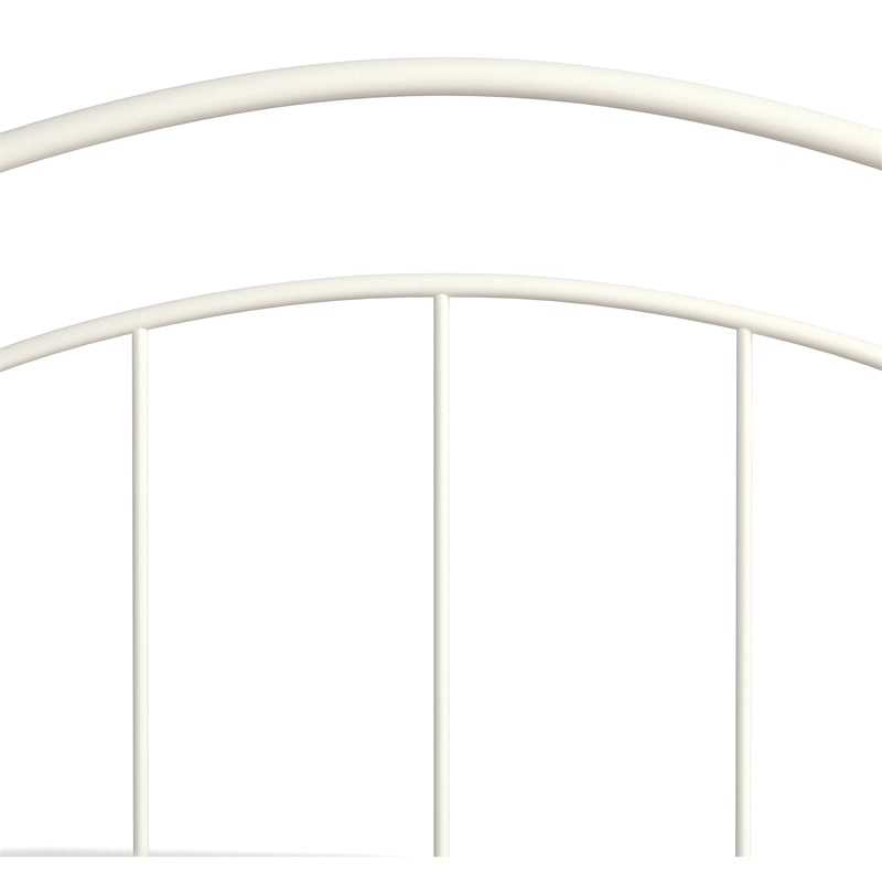 Hillsdale Furniture Julien Full Metal Headboard Textured White