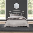 Hillsdale Furniture Julien Full Metal Headboard Textured White