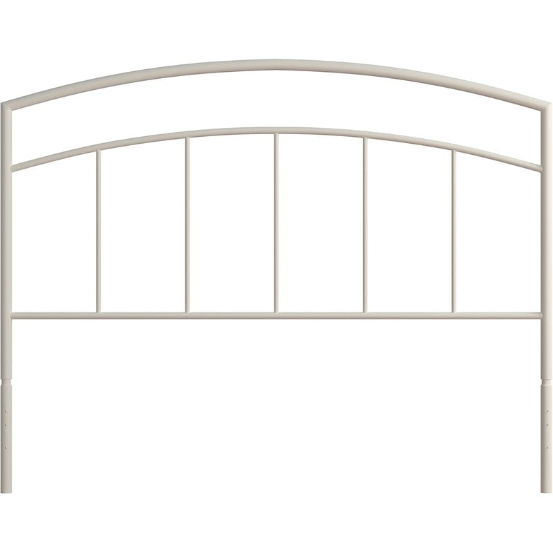 Hillsdale Furniture Julien Full Metal Headboard Textured White
