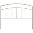 Hillsdale Furniture Julien Full Metal Headboard Textured White