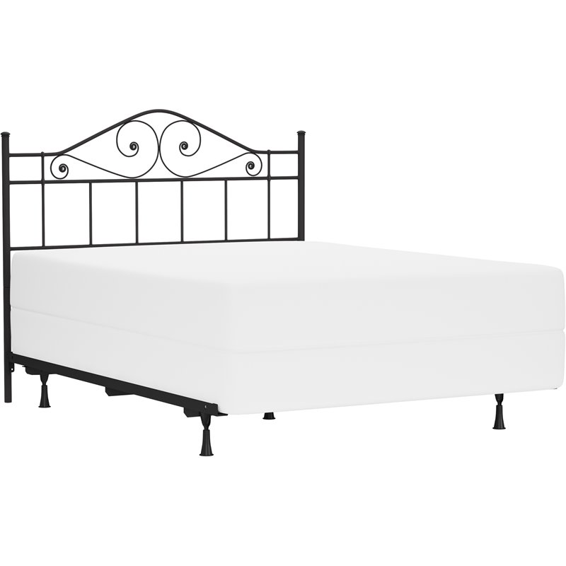 Hillsdale Harrison Full Queen Spindle Headboard with Rails in Black
