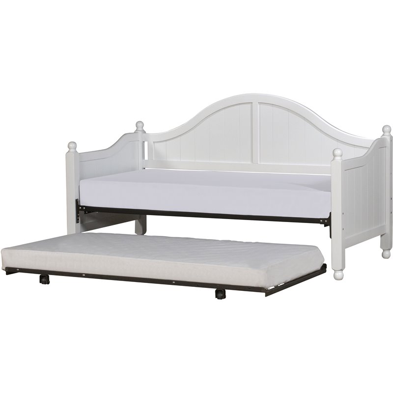Hillsdale Augusta Wooden Daybed With Suspension Deck and Trundle in
