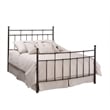 Hillsdale Providence Traditional King Metal Spindle Bed in Antique Bronze