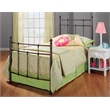 Hillsdale Providence Traditional Queen Metal Spindle Bed in Antique Bronze