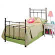 Hillsdale Providence Traditional Queen Metal Spindle Bed in Antique Bronze