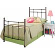 Hillsdale Providence Traditional Twin Metal Spindle Bed in Antique Bronze