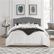 Hillsdale Furniture Provence Upholstered Full/Queen Headboard Glacier Gray