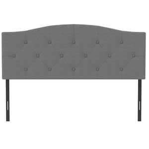 Hillsdale Furniture Provence Upholstered Full/Queen Headboard Glacier Gray