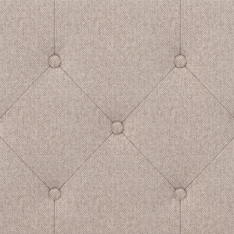 Living Essentials by Hillsdale Provence Uph Adj Tufted KG/Cl KG HB BEIGE FABRIC