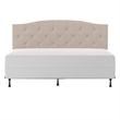 Living Essentials by Hillsdale Provence Uph Adj Tufted KG/Cl KG HB BEIGE FABRIC