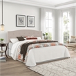 Living Essentials by Hillsdale Provence Uph Adj Tufted KG/Cl KG HB BEIGE FABRIC