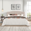 Living Essentials by Hillsdale Provence Uph Adj Tufted KG/Cl KG HB BEIGE FABRIC