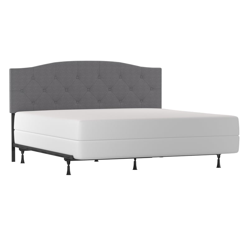 Living Essentials by Hillsdale Provence Uphol KG/Cal KG HB Glacier Gray Fabric