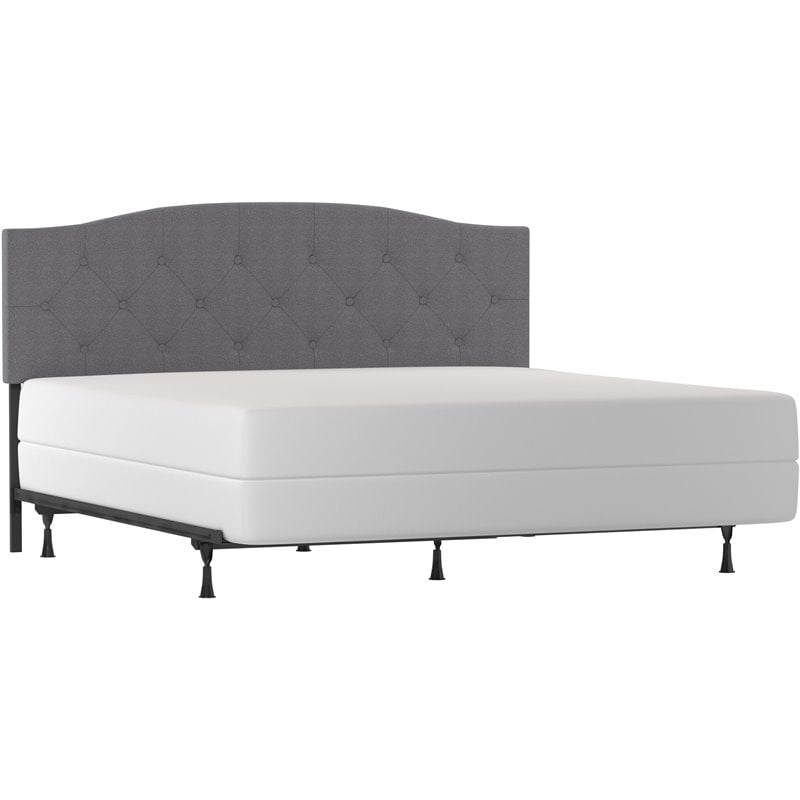 Living Essentials by Hillsdale Provence Uphol KG/Cal KG HB Glacier Gray Fabric