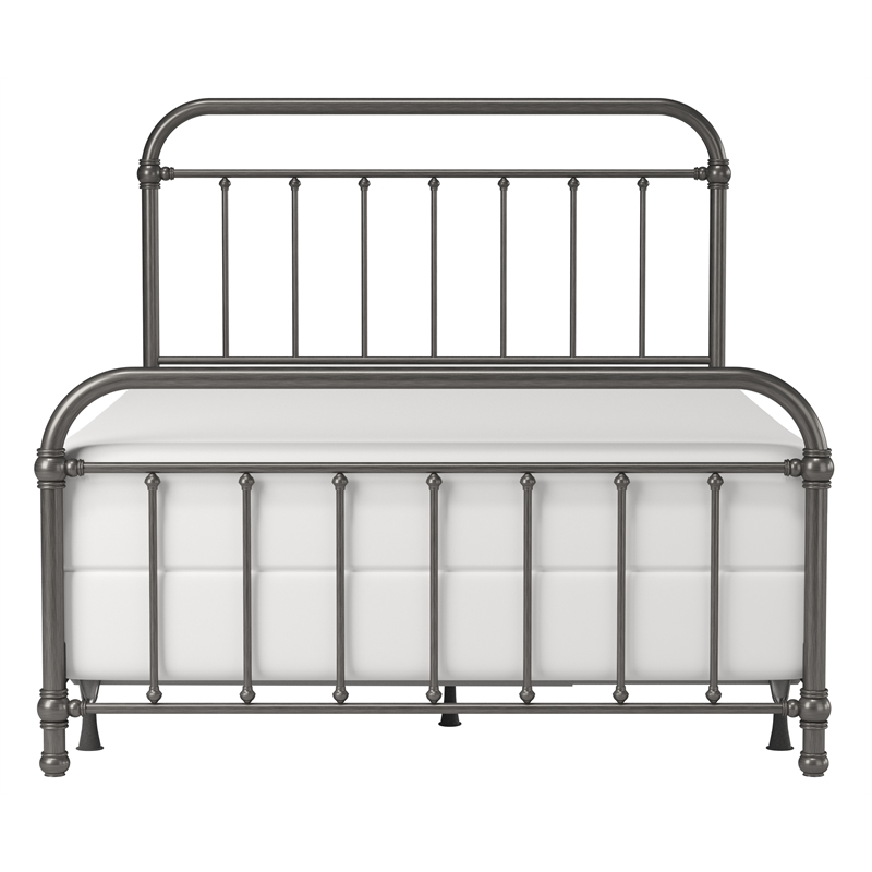 Hillsdale Furniture Kirkland Metal Full Bed Aged Pewter Finish