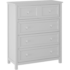 Hillsdale Kids and Teen Schoolhouse 4.0 Wood 4 Drawer Chest White