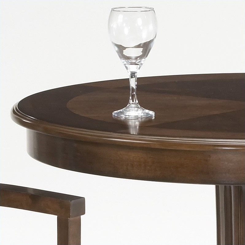 Hillsdale Ambassador 3 Piece Pub Table with 2 Stools in Rich Cherry