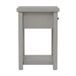 Living Essentials by Hillsdale Harmony Wood Accent Table in Gray