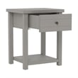 Living Essentials by Hillsdale Harmony Wood Accent Table in Gray