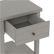 Living Essentials by Hillsdale Harmony Wood Accent Table in Gray