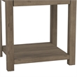 Living Essentials by Hillsdale Harmony Wood Accent Table in Knotty Gray Oak