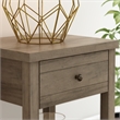 Living Essentials by Hillsdale Harmony Wood Accent Table in Knotty Gray Oak